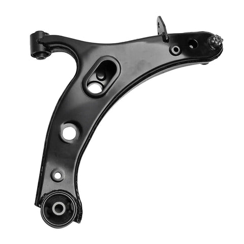 2 Front Lower Control Arms With Ball Joints Kit For 2010 To 2014 Subaru Outback And Legacy, black steel suspension arm