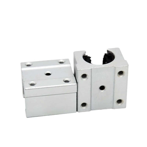 Top Tier High Precision Sbr20 Linear Guide Rail Kit With Two 550 Mm To 1000 Mm Rails And Four Ultra Smooth Bearing Blocks For Your Next Cool Cnc Or 3D Printer Build, silver SBR20 bearing blocks
