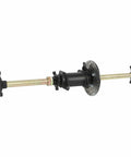 Beefed Up Rear Axle Complete Kit With Wheels, Brake, Sprocket And Hub For Go Kart ATV Quad 110cc 125cc 150cc, iron-rubber build