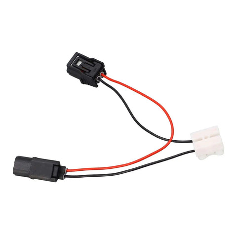 VCM Muzzler Harness Plug And Play Kit With Resistors for 3.5L V6 engines 2005-2007 ABS material showing red and black wires