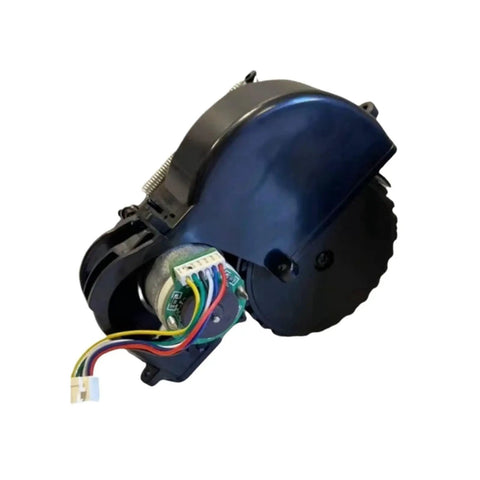 Universal 360 Degree Swivel Vacuum Wheel Replacement For Xplorer S75 Series Spare Part with visible wiring and motor