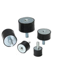 Heavy Duty Rubber Shock Absorbers Featuring Multi Size Vibration Isolator Mounting Bolts For Compressors And Air Handlers.