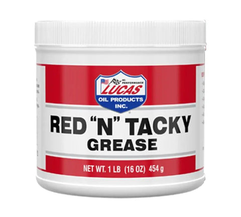 12 Pack Lucas Oil Red N Tacky Lithium Grease Multipurpose Lithium Complex Lubricant For Automotive Industrial And Agricultural Equipment
