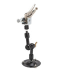 Adjustable Third Hand Welding Clamp With 360 Degree Rotation Magnetic Base And Heavy Duty Alloy Arms for soldering projects.