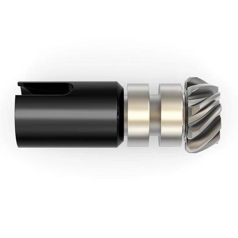 Side view of Beefed Up Helical Main Drive Gear Upgrade For RC Cars 1to8 And 1to10 Scale Chrome Steel Differential Gear F28CS02