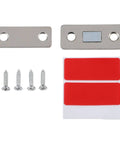 Ultra Thin Magnetic Cabinet Door Catch Set With Screws Heavy Duty Metal Build For Wardrobe Doors Drawers Dressers And Cupboards No More