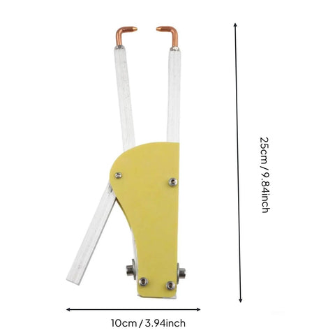 Rock Solid Workhorse Point Welder Clamps Heavy Duty Joining Pliers With Scorch Proof Handles and No Sweat Pressure Tuning, 25cm.