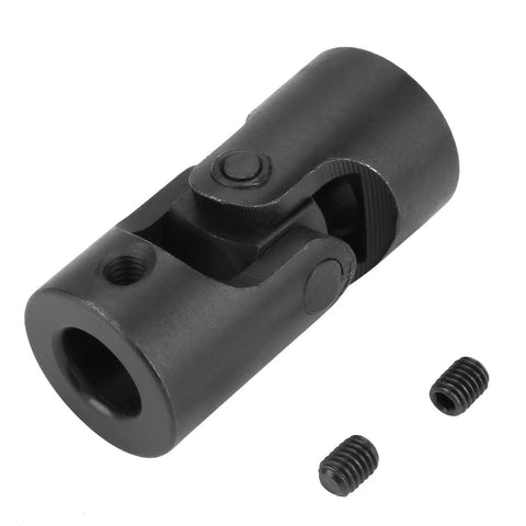 Universal Joint Shaft Coupling Rock Solid 0.5 Inch Inner Diameter 0.9 Inch Outer Diameter 2.2 Inch Length with screws shown separately