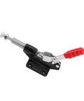 Heavy Duty Galvanized Iron Toggle Clamp For Welding And Sheet Metal Jobs. This Quick Fix Push Pull Hand Tool Delivers Amazing 530 Lb Force To Hold Your Workpiece Tight In Any Horizontal Or Vertical Spot Around The Shop., red handle