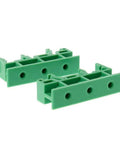 Set Of Five PCB DIN C45 Rail Adapter Brackets For Circuit Board Mounting On 35mm DIN Rail Easy To Install And Detach Bracket Carrier