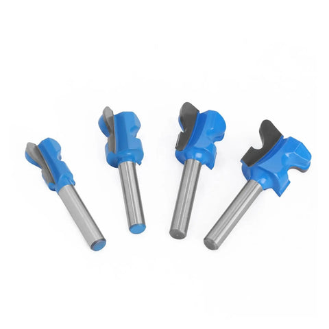 Kick It Up A Notch With This Double Finger Molding Router Bit! Blue router bits with steel shanks for wood shaping.
