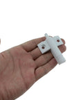 Quiet Cabinet Buffer Dampers Soft Close Drawer Bumps Silent Wardrobe Collision Cushions Impact Absorbing Pads Heavy Duty Abs Plastic cabinet buffer in hand