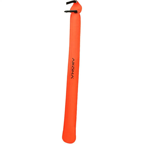 Bright Orange Hi Vis Safety Tube For Boating 40 Inch Long Rescue Tube With Mouth Inflation High Visibility Flotation Device For Boats And Water Adventures