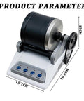 Pro Grade Rock Tumbler Kit For DIY Stone Polishing With Timer Buttons Electric Gemstone Polisher Rock Tumbler Machine With EU Plug