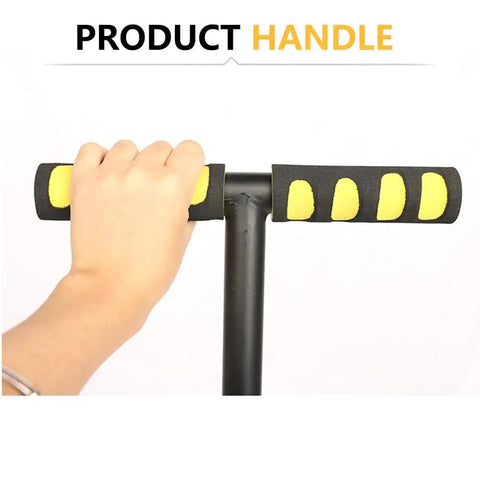Hand on T-type handle of Stainless Steel Soil Sampler Probe T Type Test Kit With Chamfered Sampling Head for ease of use.