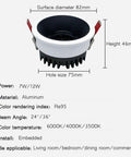 Top Shelf 3 Inch LED Recessed Can Lights 16 Pack With Honeycomb Anti Glare Baffle Trim Selectable 3CCT Tunable White smooth install