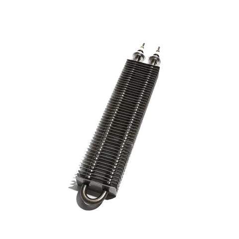 1400W Electric Finned Tubular Heater 230V Hot Air Square Fin M16 Stainless Steel Thread 600mm with square fins design.