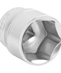 24mm Socket Three Eighths Inch Drive Six Point Thin Wall Built For Tight Spaces Rust Resistant Heavy Duty For Home Auto And Work