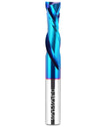 Amazon EANOSIC spiral router bit with compression, 1/2 in cutting diameter, 1/2 in shank, nano blue coated carbide