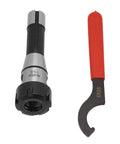 Pro-Grade ER25 Collet Chuck Set With R8 Adapter, Spring Collet Holder, And ER25 Hook Spanner Wrench For Thin Flat Nuts