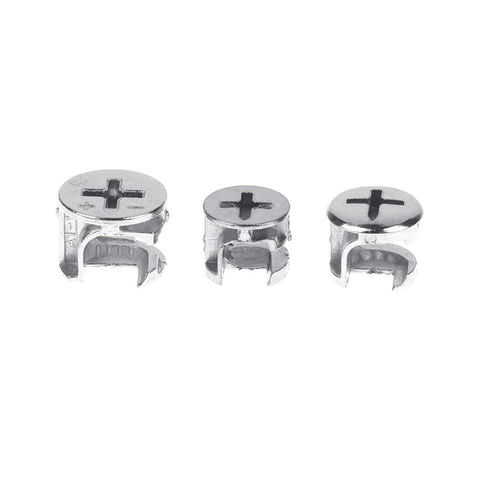 10 Piece Thickened Three In One Connector Eccentric Wheel Set For Furniture Hardware In Diameters 15mm 12mm And 10mm Zinc Alloy Durable Fittings