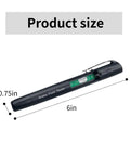 Pen Style Brake Fluid Tester With Five LED Indicators For Quick DOT 3 DOT 4 DOT 5.1 Fluid Check, size 6 x 0.75 inches