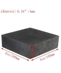 Top Notch Graphite Blocks For EDM Milling 99.9 Percent Purity, 4 By 4 Inch Pack Of 2, thickness 0.16 inch, ideal for electrodes