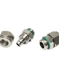 Single Quick Twist Hose Fitting for Pneumatic Air Lines 4mm to 16mm and 1/8 to 3/4 Inch BSPP Male Threads, Stainless Steel 304 Connector