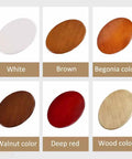 Color options for Round Wooden Lazy Susan Turntable For Dining Table With Smooth 360 Degree Two Way Rotation Anti Slip Feet Eco Friendly Hardwood.