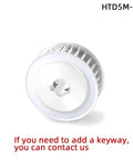 Rock Solid Htd5m Sixty Tooth Synchronous Timing Pulley With Af Keyway 15 Millimeter Face, showcases precision cut design.