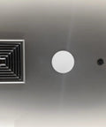 Concealed Premium Quality Fire Sprinkler Covers 2 Pack 3.34 Inch Round Ceiling Rings for hiding bulky sprinkler heads.