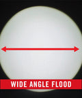Rechargeable Dual Power LED Work Light With Magnetic Clamp 1750 Lumen Bright Flood Beam wide angle spread demonstration