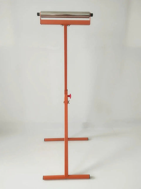 Height Adjustable Table Saw Outfeed Roller Stand Heavy Duty Work Support Cart Built Tough For Woodworking Extensions And Pipe Rolling Quick Adjust Handles Up To One Sixty Pounds Max