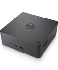 High Performance Thunderbolt Dock TB16 180W USB C Multiport Hub With Eu Power Cord, black frame, side view, two USB ports