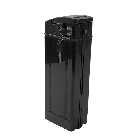 Heavy Duty 48v Electric Bike Battery Box With Large Capacity Housing Case For Ebike And Folding Scooter, black PVC shell.