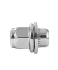 Side view of M12x1.25 Chrome Wheel Lug Stud Nut Set Four Pieces For Nissan Infiniti Cars Durable 10.9 Steel