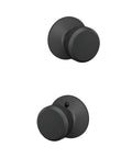 Bowery Hall Closet Passage Door Knob Matte Black Non Locking Interior Door Handle For Easy Entry Self Aligning Screws Quick Install