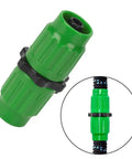 Expandable Garden Hose Repair Kit With Multi Function Connectors And Fittings, 25 Feet To 100 Feet shown with connector detail