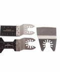 Bi Metal Curved Oscillating Tool Saw Blades Kit for Wood Metal PVC Universal Fit for Craftsman Ryobi Milwaukee DeWalt and More, 35mm and 45mm blades