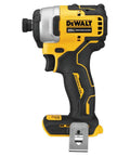 Atomic 20V Max Impact Driver Kit With 1700 In-Lbs Torque, Ultra-Compact 5.1-Inch Body, Side View