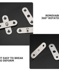 Hidden Door Pivot Hinges 12 Pack Heavy Duty Stainless Steel for Effortless Opening and Closing with Stability