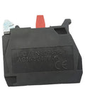 10 Pack Silver Alloy Screw Clamp Terminal Blocks Single Contact 1NC For Quick Hookup Panel Wiring Black Finish
