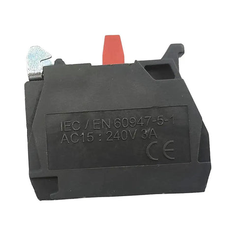 10 Pack Silver Alloy Screw Clamp Terminal Blocks Single Contact 1NC For Quick Hookup Panel Wiring Black Finish