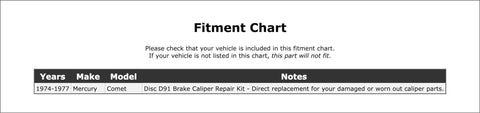 Front Disc Brake Caliper Pin Kit Set For Mercury Comet 1974-1977 Perfect Fix Old Car Brakes With Durable Steel Build To Keep Your Ride Safe And Smooth On The Street