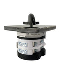 Multi Position Changeover Rotary Cam Switch 0 To 4 Positions 660V 50A Heavy Duty 2 Pole 3 Stage With Silver Contacts And 8 Terminals LW31