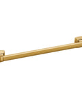 18 Inch Brushed Gold Bathroom Grab Bar in Stainless Steel - Easy Install With Studs Or SecureMount, Modern Yet Classic Gold Tone