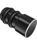 Oil Dipstick Tube Pan Plug For Gen 3 4 LS Truck Engines With Aluminum Construction, sleek black design, close-up view.