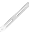 Stainless Steel Slotted Brace Beefy Four Pack Heavy Duty Flat Mending Plate Adjustable Support Bracket For Wood Furniture Repair Connector For Wobbly Tables Chairs Bookshelves Silver