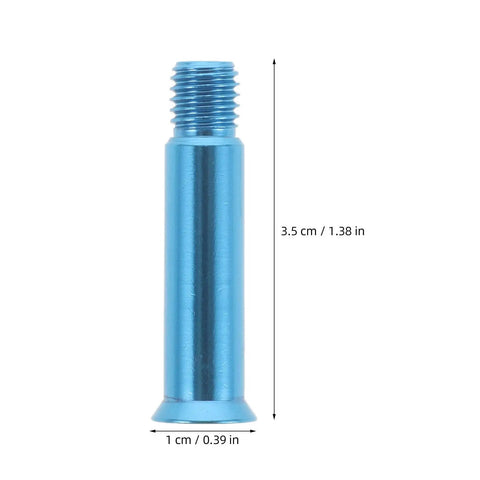 Fresh Blue Alloy 8 Piece Roller Skate Screw Hardware Kit For Bearings Axles Durable Parts To Fix Wheels Legit Gear For Crew Riding Asphalt Indoor Rink Skip Cheap Tools Upgrade Setup Fasteners Built To Last Hard Skating Sessions Keep Ride Stable, 3.5 cm blue screw