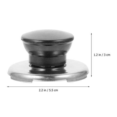 Upgrade Your Whistling Kettle With This Stainless Steel Knob Replacement Kit That Offers An Easy Install, Comfortable Grip, And Durable Build To Protect Your Lid Handle While Keeping Kitchen Swag Super Fresh. 2.2 in stainless steel kettle lid knob, 1.2 in tall